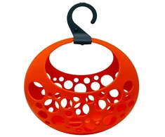 Style Basket for laundry tongs Love oranžinis 29x13x31cm