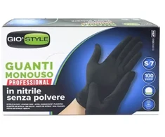 Style Nitrile disposable pirštinės 100 pcs juodas S size 24x8,5x0,05cm