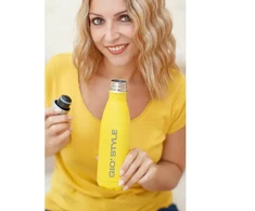 Termosas GIO`STYLE butelis Energy 0 5L raudonas/šviesiai mėlynas/geltonas/žalias 114403030