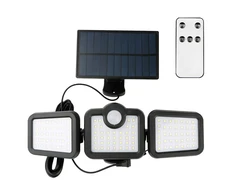 TelForceone SUNARI saulės lempa LED FLS-04 108*SMD PIR 10W 800lm 6000K 2400mAh Li-Ion Forever Light