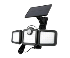 TelForceone SUNARI saulės lempa LED FLS-04 108*SMD PIR 10W 800lm 6000K 2400mAh Li-Ion Forever Light