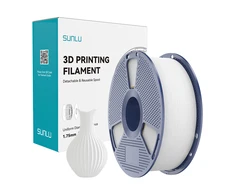 Sunlu PLA Classic Baltas Filament 1.75mm 1KG