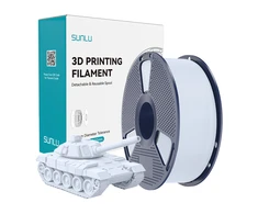 Sunlu PLA+ High-Speed Baltas Filament