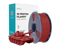 Sunlu PLA+ High-Speed Raudona Filament