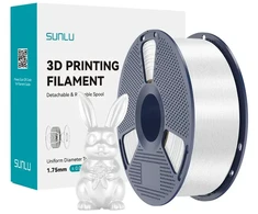 Sunlu PLA+ Silk Filament (Baltas)