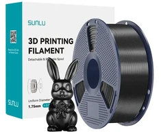 Sunlu PLA+ Silk Filament (Juodas)