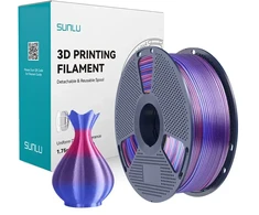 Sunlu PLA+ Silk Filament (Rainbow 02)