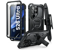 Dėklas SupCase IBLSN ArmorBox Clip Mag MagSafe Samsung Galaxy S26 Ultra juodos spalvos