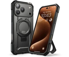 Supcase UB Grip Mag MagSafe dėklas skirtas Apple iPhone 17 Pro Max – juodos spalvos