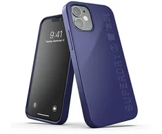 Dėklas SuperDry Snap iPhone 12 mini Compostable tamsiai mėlyna navy 42626
