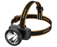 Superfire HL55 galvos žibintas, 150lm, USB-C