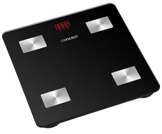 CONCEPT VO4001 Asmeninės diagnostinės svarstyklės 180 kg PERFECT HEALTH, juodos