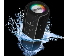 Speaker SVEN PS-285, juodas (20W, Atsparus vandeniui (IPx7), TWS, Bluetooth, FM, USB, Micro SD, 3000mA*h), SV-020873