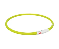 TRIXIE LED antkaklis USB, silikonas, XS-XL 70cm/10mm, žalias
