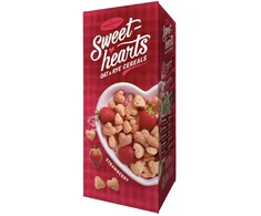 Sweethearts rudzu un auzu bumbiņas ar zemenēm, 150g