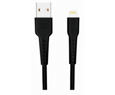 Swissten USB - Lightning 1.0m juoda