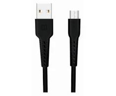 Swissten USB - mikro USB 1.0m juoda