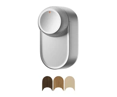 SwitchBot Lock Ultra smart door lock sidabrinis
