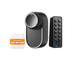 „SwitchBot Ultra 3-in-1“ išmanioji spyna su „Hub Mini Matter“ valdymo pultu ir klaviatūra