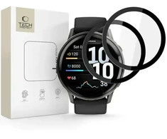 „Tech-Protect Glass Flex+“ 2 vnt. pakuotė, skirta „Garmin Venu 4 45mm“ – juodas