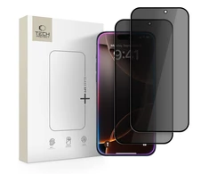 „Tech-Protect Glass Spy+“ 2 vnt. privatumo stiklų, skirtų „iPhone 16 Pro / 17 / 17 Pro“, pakuotė