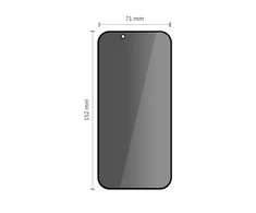 „Tech-Protect Glass Spy+“ 2 „iPhone 17 Air“ privatumo stiklų pakuotė