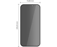 Tech-Protect Glass SPY+ 2 vnt. Privacy Tempered Glass for iPhone 18 Pro Max