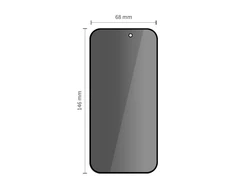 „Tech-Protect Glass Spy+“ 2 vnt. privatumo stiklų, skirtų „iPhone 16 Pro / 17 / 17 Pro“, pakuotė