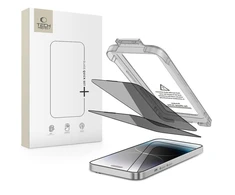 „Tech-Protect Quick Set Spy+“ privatumo stiklų, skirtų „iPhone 14 Pro“, 2 vnt. pakuotėje