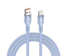 USB kabelis T-Phox USB-A - Lightning 1,2 m Mėlyna