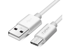 T-Phox USB-C laidas - 1 m baltas (TPRZ008334)