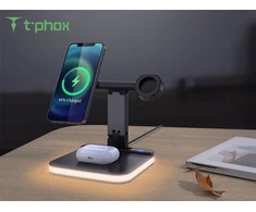 ESR Įkroviklis INDUKCYJNA 5w1 MAGNETIC WIRELESS CHARGER Juodas