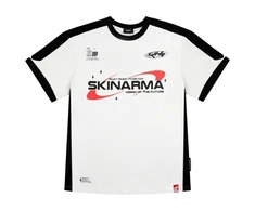 T-shirt Skinarma Halo L baltos spalvos