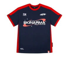 T-shirt Skinarma Halo L mėlynos spalvos