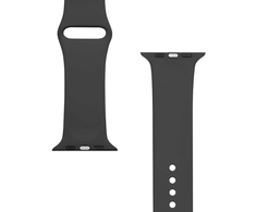 Tactical Išmaniojo laikrodžio Apple silikoninis dirželis, Juodos spalvos, 42/44/45mm