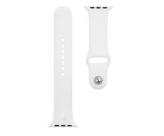 Tactical 499 silikoninė apyrankė skirta Apple Watch 1/2/3/4/5/6/7/8/9/SE 42/44/45mm baltos spalvos