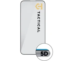 Tactical 5D grūdintas stiklas telefonui iPhone 15 Pro Max juodas