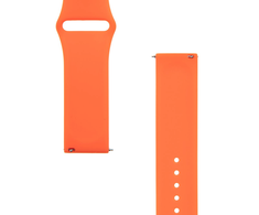 Išmaniojo laikrodžio Xiaomi Mi silikoninis dirželis, Oranžinės spalvos, 22mm