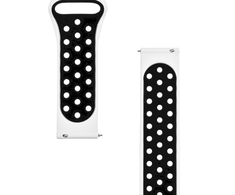 Tactical Išmaniojo laikrodžio silikoninis dirželis, Baltos spalvos, 20mm