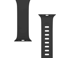 Tactical Išmaniojo laikrodžio Apple Watch silikoninis dirželis, Juodos spalvos, 38/40/41mm