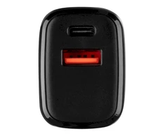 Tactical Base Plug Dual 20W Juodas tinklo įkroviklis