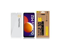 Tactical apsauginis stiklas Shield 2.5D skirtas Samsung Galaxy M12/A32 5G/A12/A02s skaidrus