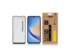 Tactical apsauginis stiklas Shield 5D skirtas Samsung Galaxy A34 5G su juodos spalvos krašteliu