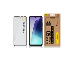 Tactical apsauginis stiklas Shield 5D skirtas Xiaomi Redmi 14C 4G/Poco C75 su juodos spalvos krašteliu
