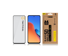 Tactical apsauginis stiklas Shield 5D skirtas Xiaomi Redmi 12 4G/5G su juodos spalvos krašteliu