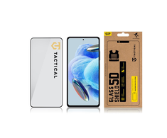 Tactical apsauginis stiklas Shield 5D skirtas Xiaomi Redmi Note 12 Pro 5G su juodos spalvos krašteliu