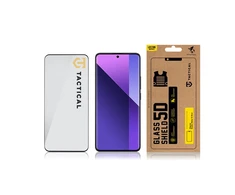 Tactical apsauginis stiklas Shield 5D skirtas Xiaomi Redmi Note 13 Pro+ 5G su juodos spalvos krašteliu
