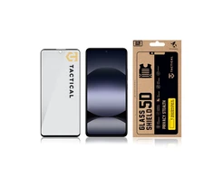 Tactical Apsauginis stiklas Shield Privacy Stealth 5D skirtas Xiaomi Redmi Note 14 4G/5G/Poco X7 Pro 5G Juodas