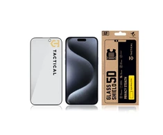 Tactical Apsauginis stiklas Shield Privacy Stealth 5D skirtas Apple iPhone 15 Pro Juodas