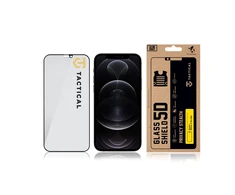 Tactical Apsauginis stiklas Shield Privacy Stealth 5D skirtas Apple iPhone 12 Pro Max Juodas